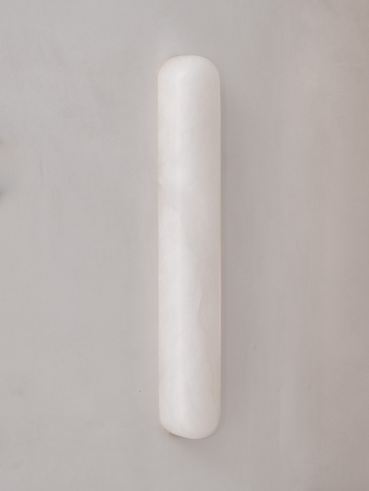 Alabaster Tubular Wide Wall Light, 45cm