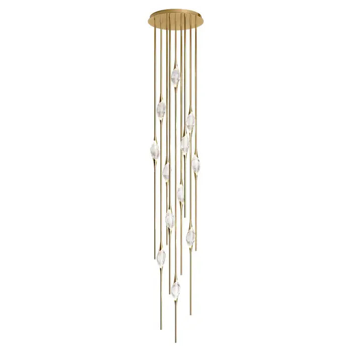 Pezzo Crystal Chandelier 21"H