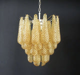 Murano Chandelier – Drop – 41 glasses – Amber