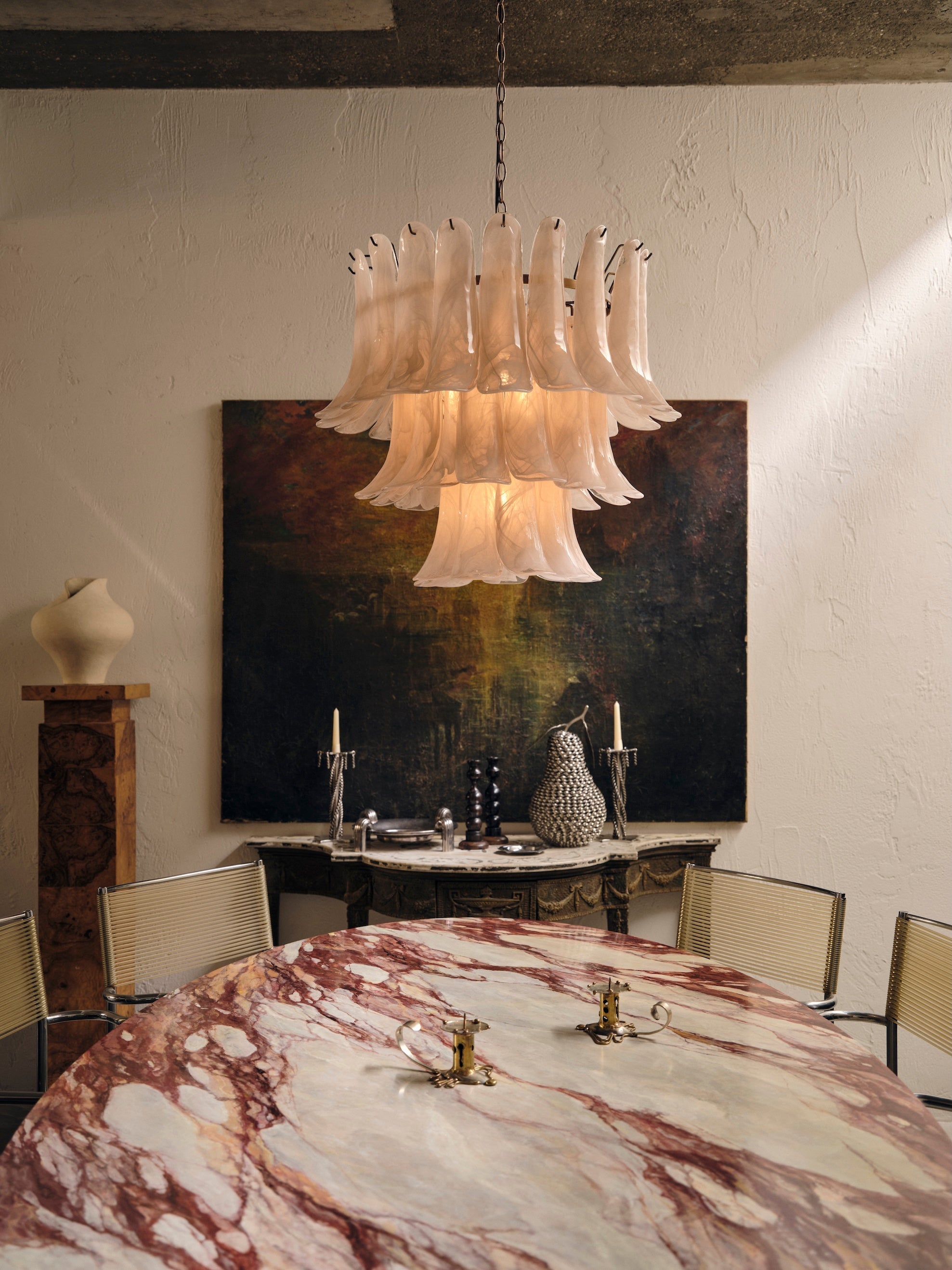 Lonso taupe chandelier
