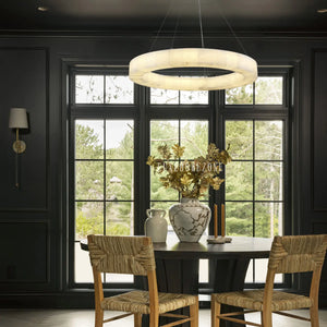 Alabaster chandelier - Fast Delivery- Chandelier1-Luxehomezone