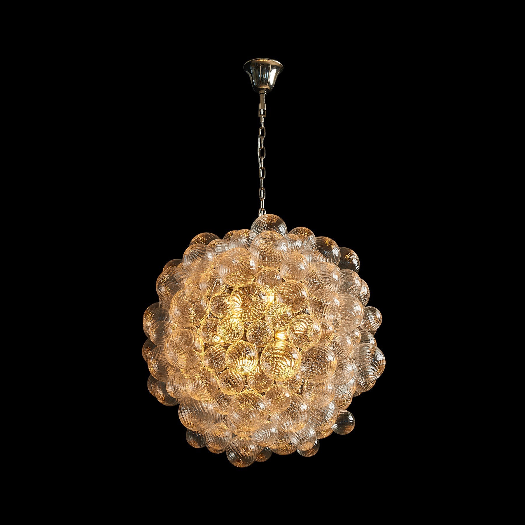 Spiral Bubble Chandelier