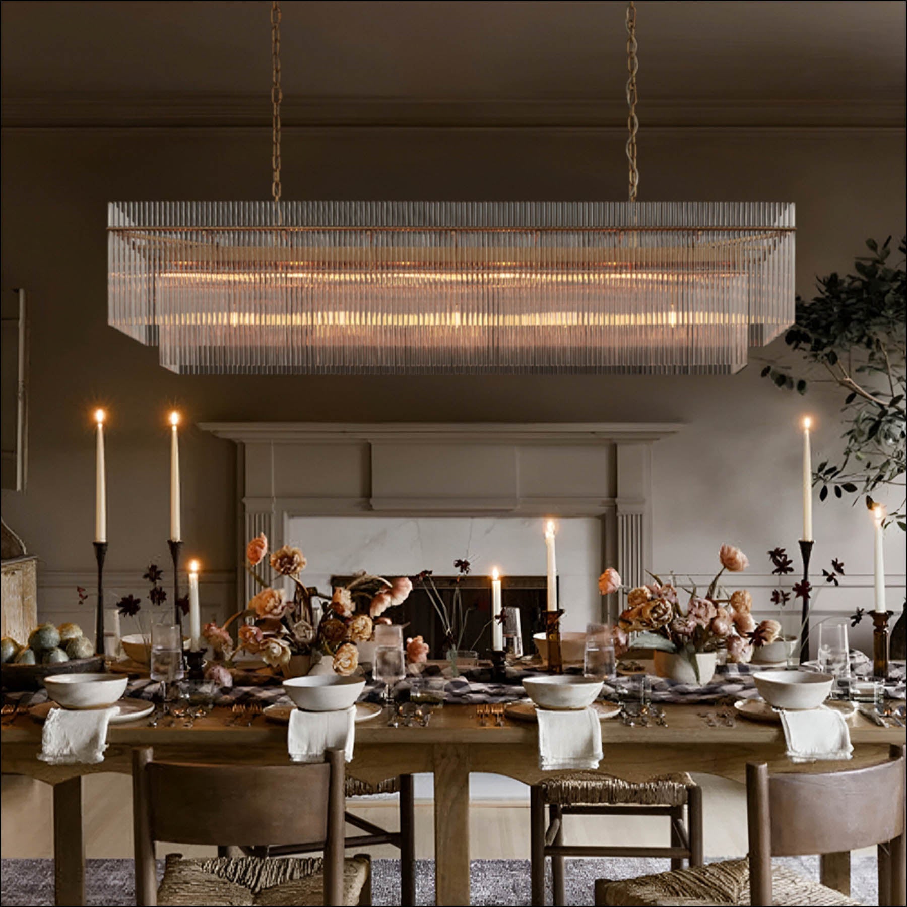 Timelore Rectangular Chandelier