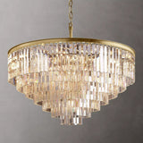 Odeon Round 7-Tier Chandelier 44"