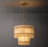 San Marcus Alabaster Luxury Chandelier and Sconce - Oasislives
