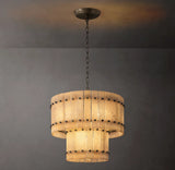 San Marcus Alabaster Luxury Chandelier and Sconce - Oasislives