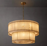 San Marcus Alabaster Luxury Chandelier and Sconce - Oasislives