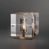 Glaxy Modern Square Crystal Table Lamp 6.6″H