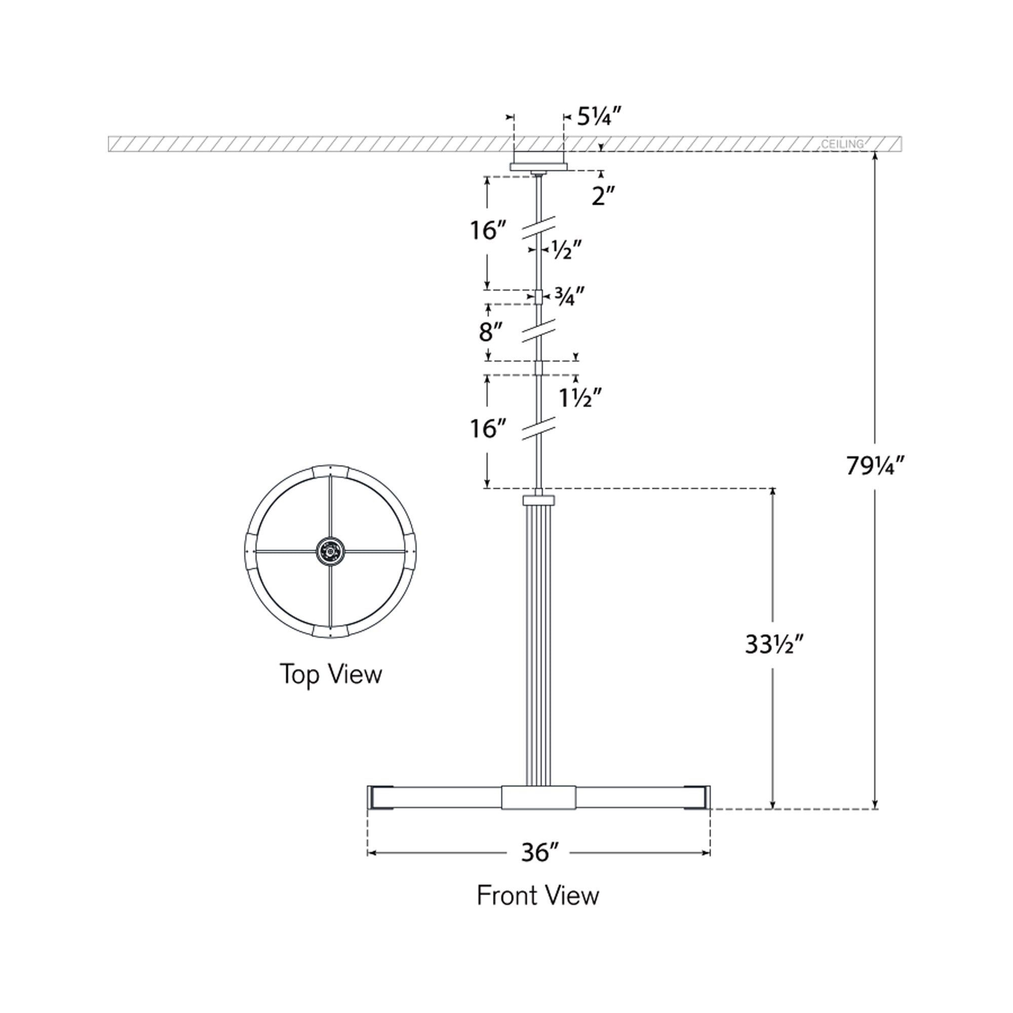 Covet Alabaster Ring LED Chandelier